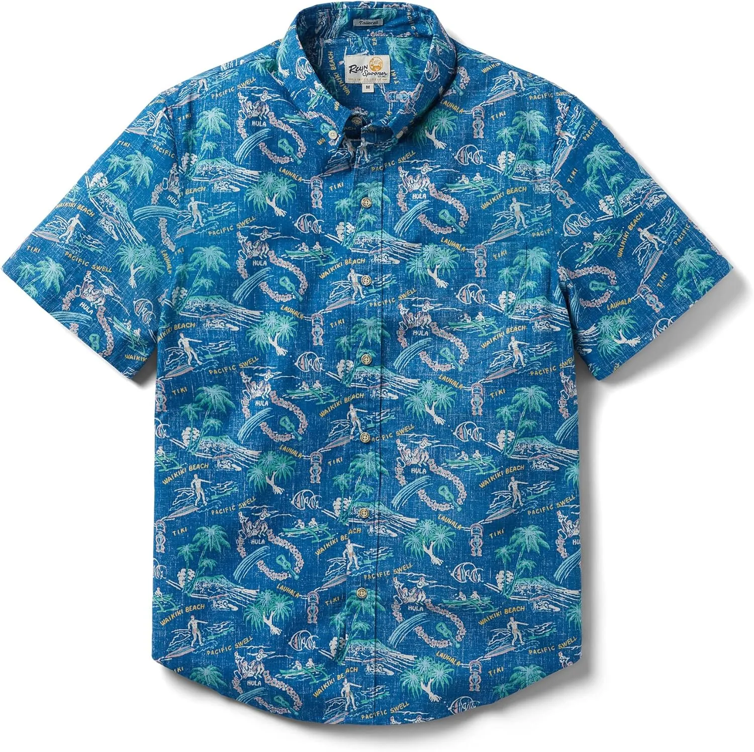 Reyn Spooner Oceanic Hawaiian Aloha Shirt - Tailored Button Front