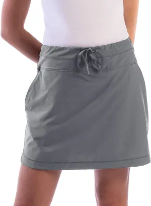 SCOTTeVEST Scarlett Skort for Women - 8 Hidden Pockets - Breathable Lightweight Workout Skirt for Travel & More