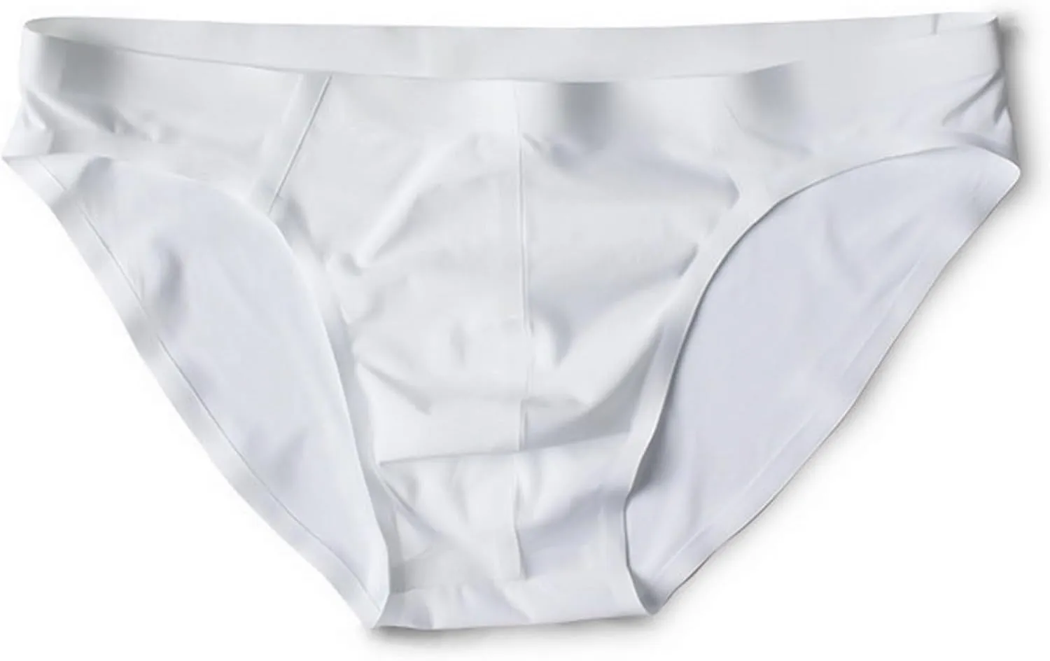Sexy Men Ice Silk Underwear Seamless Bikini Pants Breathable Thin Men's Briefs U Convex Pouch Panties