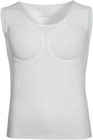 Shape Shirt Body Shaper Fake Muscle Enhancers ABS Invisible Pads Top Chest Shirts Soft Protection Fitness Muscular Undershirt