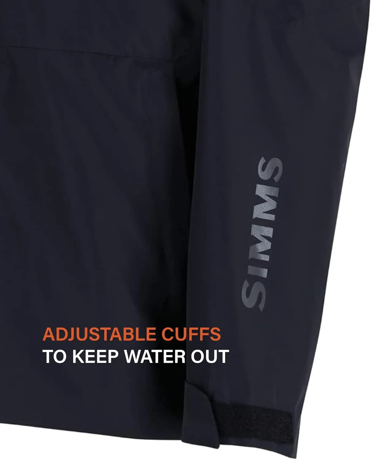Simms Men's Challenger Waterproof Fishing Rain Coat, Angler's Essential for Wet Weather, Durable and Breathable Design