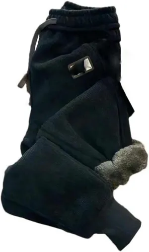 Solid Color Versatile Corduroy Harem Pants for Women with high Waist Elastic Casual Classic Basic Style