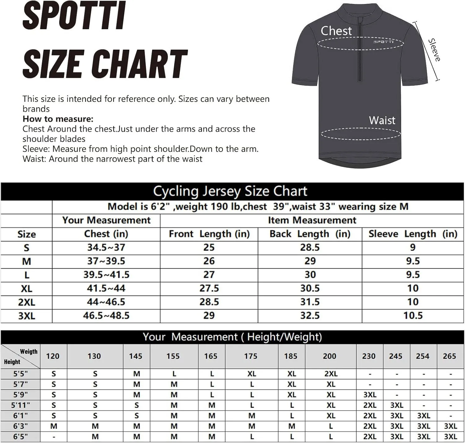 Spotti Men's Cycling Bike Jersey Short Sleeve with 3 Rear Pockets- Moisture Wicking, Breathable, Quick Dry Biking Shirt