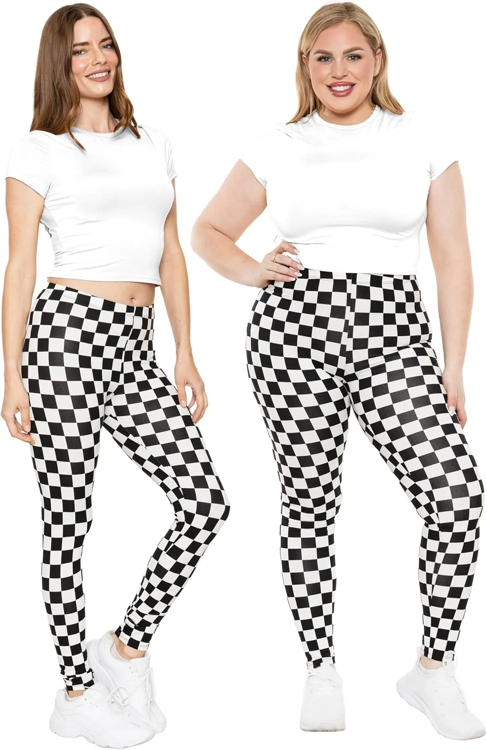 STRETCH IS COMFORT Women's and Plus Size Oh So Soft Knee & Full Length Leggings | Lots of Prints | Adult Sizes S-7X