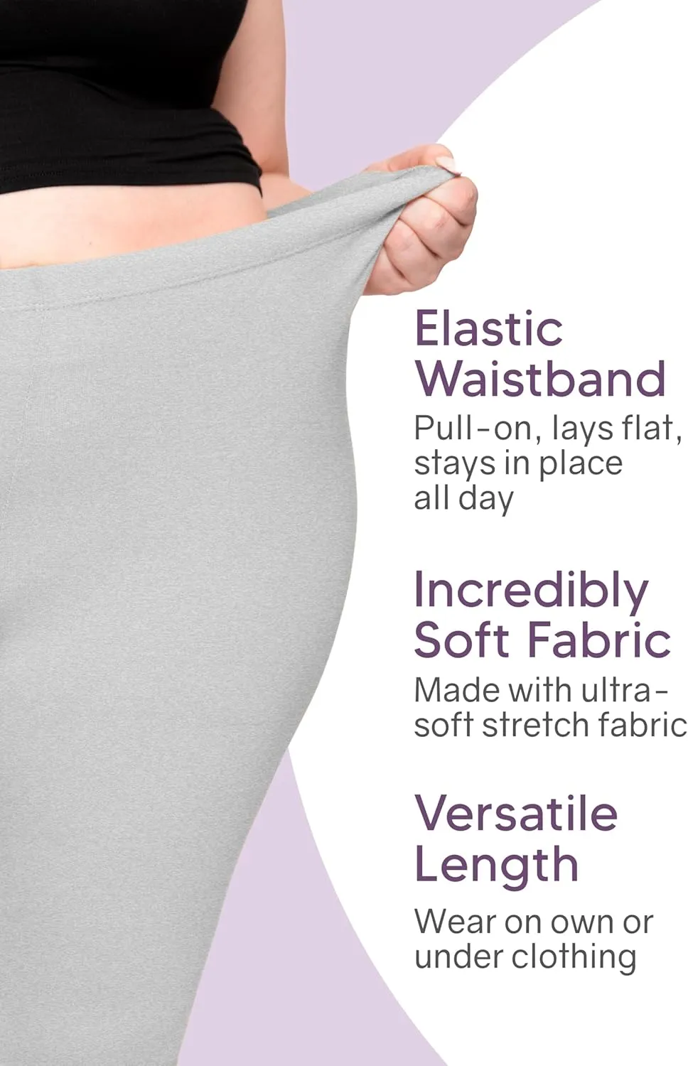 STRETCH IS COMFORT Women's and Plus Size Oh So Soft Knee & Full Length Leggings | Lots of Prints | Adult Sizes S-7X