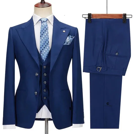 Suzhoufashion Abdiel Burgundy Shawl Lapel Slim Fit Bespoke Wedding Suits