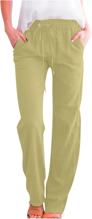 Sweater Wide Leg Pants Winter Velvet Work Slacks with Pockets Wide Leg Wide Leg