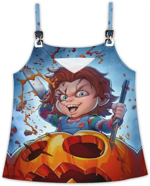 Tank Tops Chucky Beach Summer Sleeveless Shirts Vacation Tanks Gym Tank T-Shirts Top for Womens