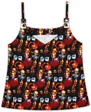 Tank Tops Chucky Beach Summer Sleeveless Shirts Vacation Tanks Gym Tank T-Shirts Top for Womens