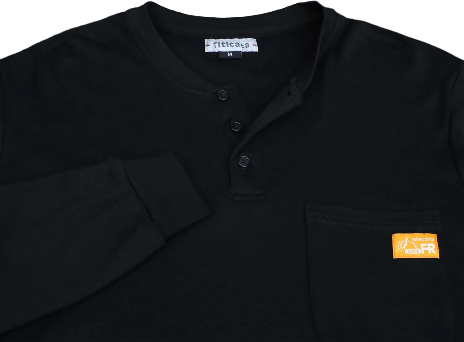 Titicaca FR Shirts 7oz Flame Resistant Shirt Men's Fire Retardant Henley Shirt