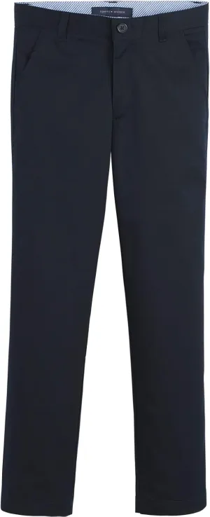 Tommy Hilfiger Boy's Flat Front Twill Blend Dress Pants