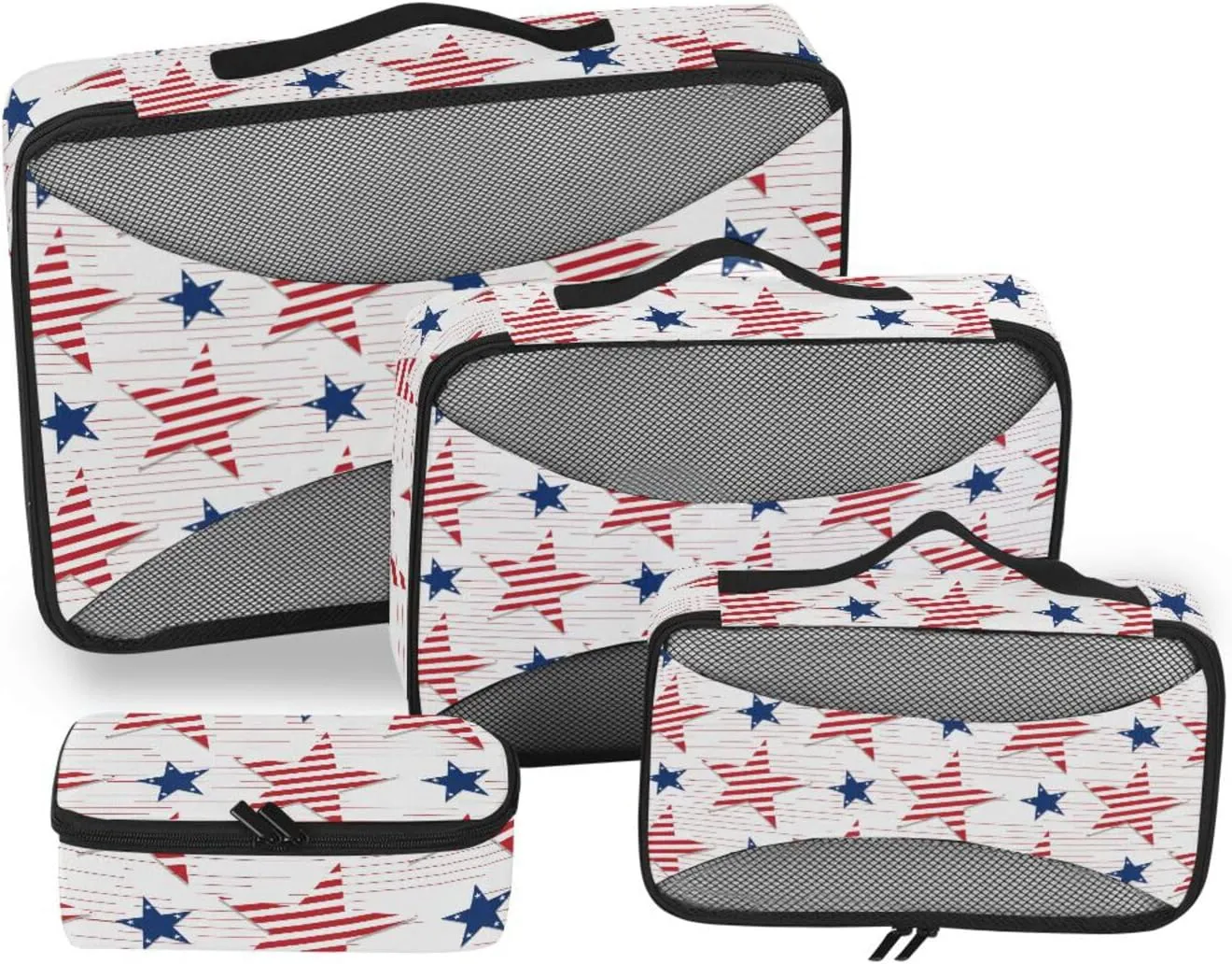 Travel Packing Organizers Set of 4 Luggage Organizer Packing Cubes for Luggage Packing Cube American Star