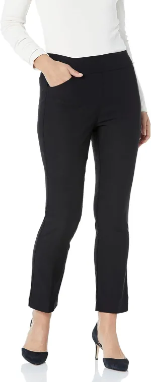 Tribal Women's Performance Stretch Pull on Slimming Ankle Pants