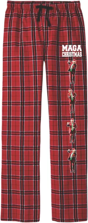 Trump Dancing Flannel Pants Funny President Trump Dance Pajama Pants