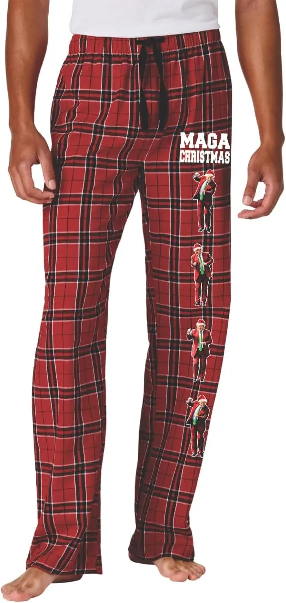 Trump Dancing Flannel Pants Funny President Trump Dance Pajama Pants