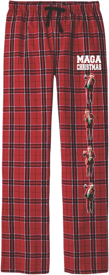 Trump Dancing Flannel Pants Funny President Trump Dance Pajama Pants