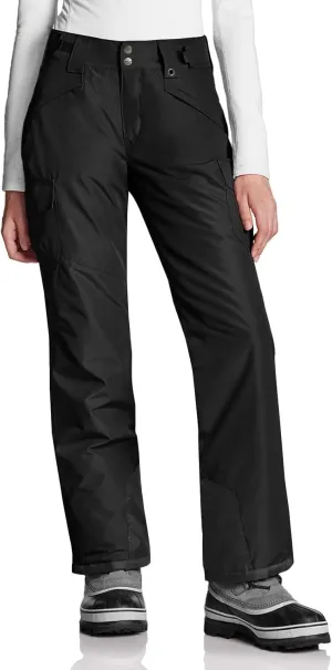 TSLA Women's Winter Snow Pants, Waterproof Insulated Ski Pants, Ripstop Snowboard Bottoms