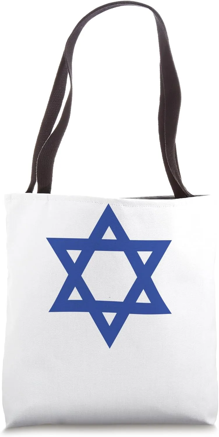 Vintage Distressed Style Star Of David Jewish Gift Tote Bag