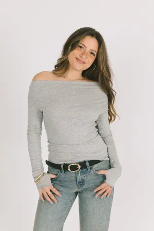 Violet Long Sleeve in Grey