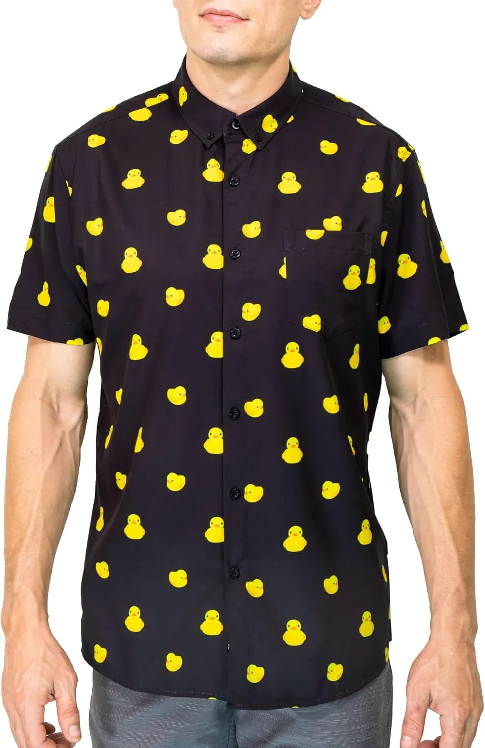 Visive Mens Short Sleeve Button Down Printed Shirts - Over 45 Novelty Prints Sizes S - 4XL