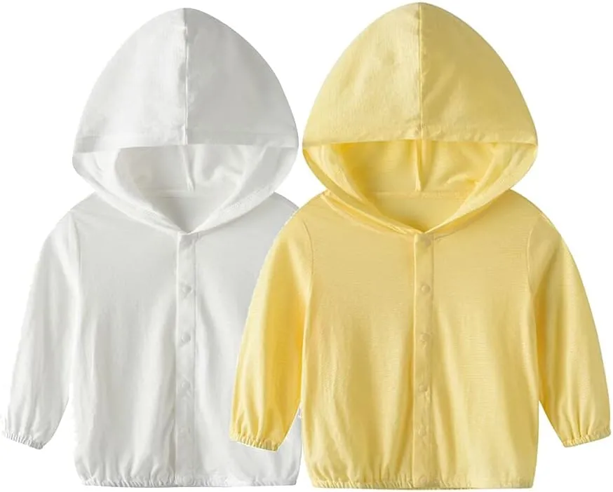 Vivobiniya Baby Lightweight Sunscreen Hoodie Toddler Summer Sun Protection Outwear Breathable Coat Jacket 3m-5Y