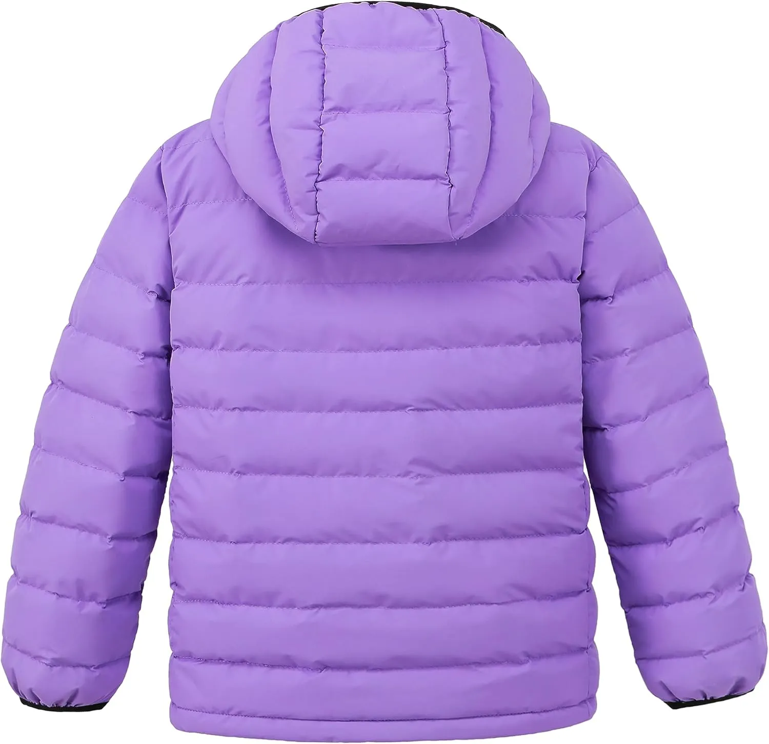 wantdo Girl's Lightweight Winter Coat Padded Puffer Jacket Waterproof Bubble Coat Hooded