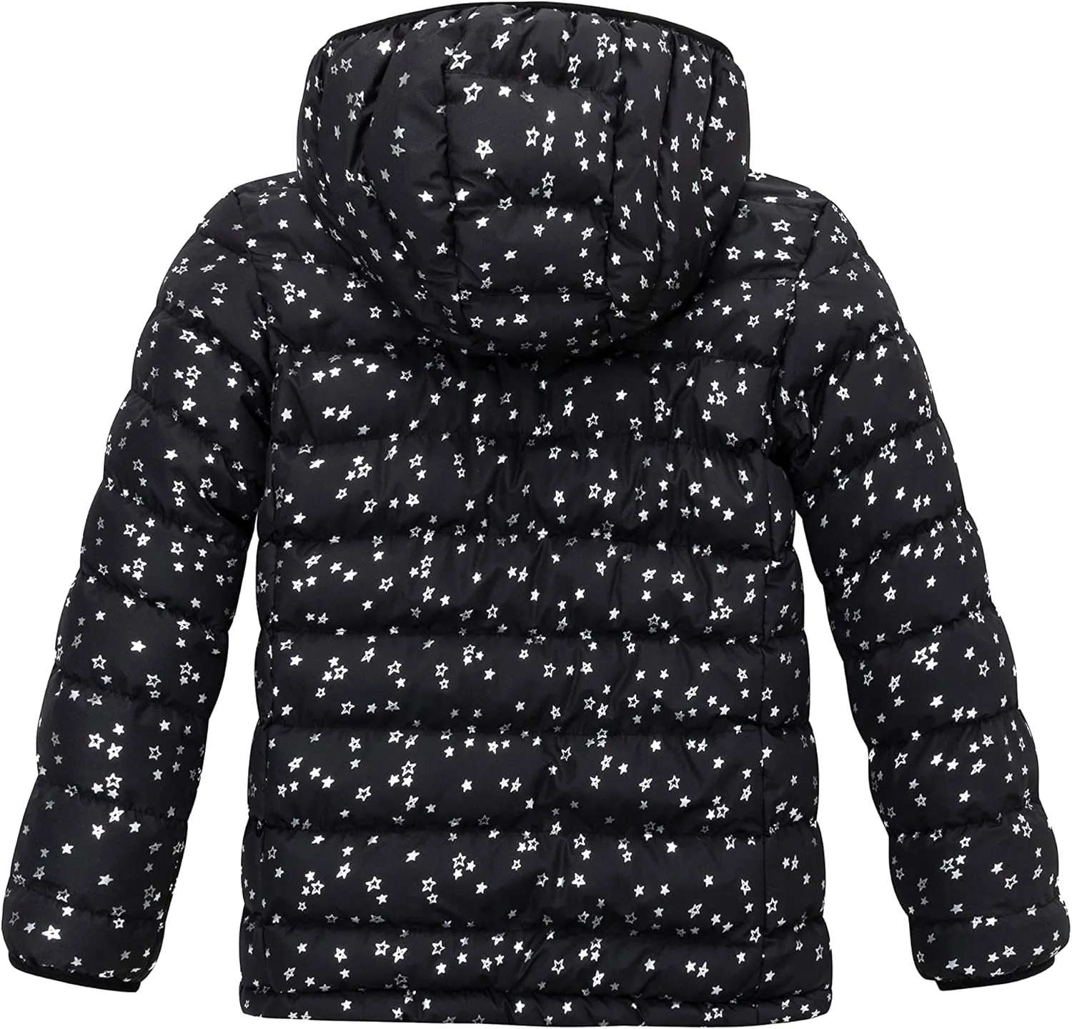 wantdo Girl's Lightweight Winter Coat Padded Puffer Jacket Waterproof Bubble Coat Hooded