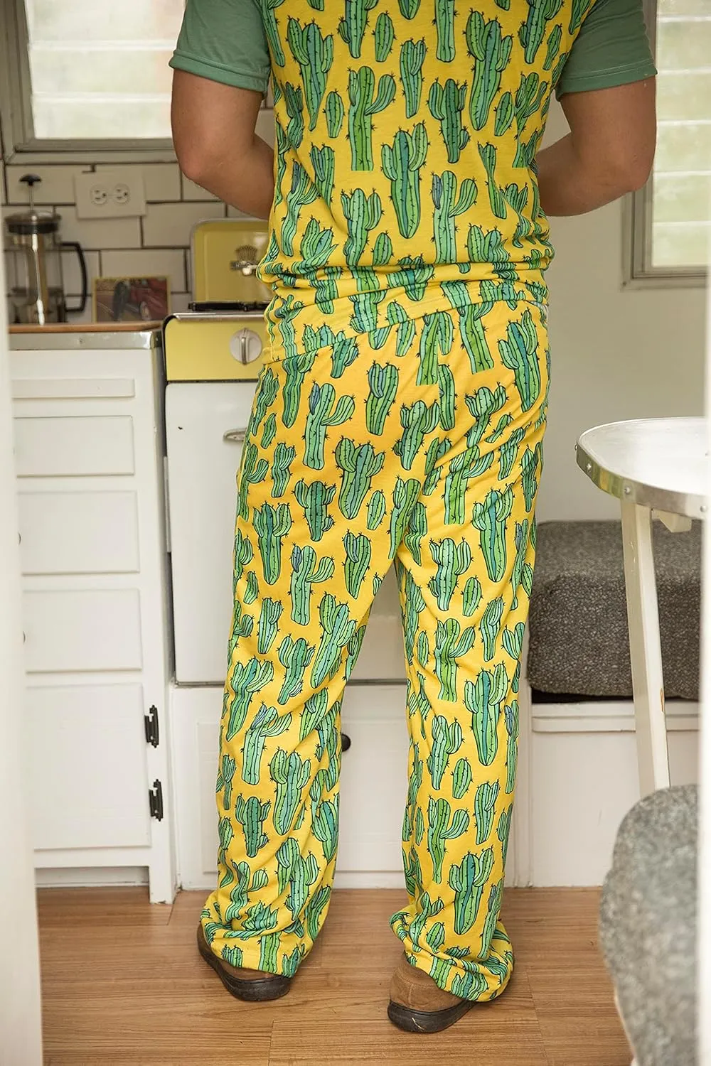 Watercolor Hot Air Balloons Mens Pajama Pants