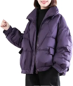 Winter Thickened And Warm Down Cotton Coat For Women's Winter Wear Loose Large Casual Cotton-Padded Coat