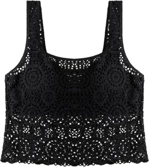 Women White Lace Mesh Tank Top Young Girls Built in Bras Outside Camisole Breathable Stretch Underwear Summer