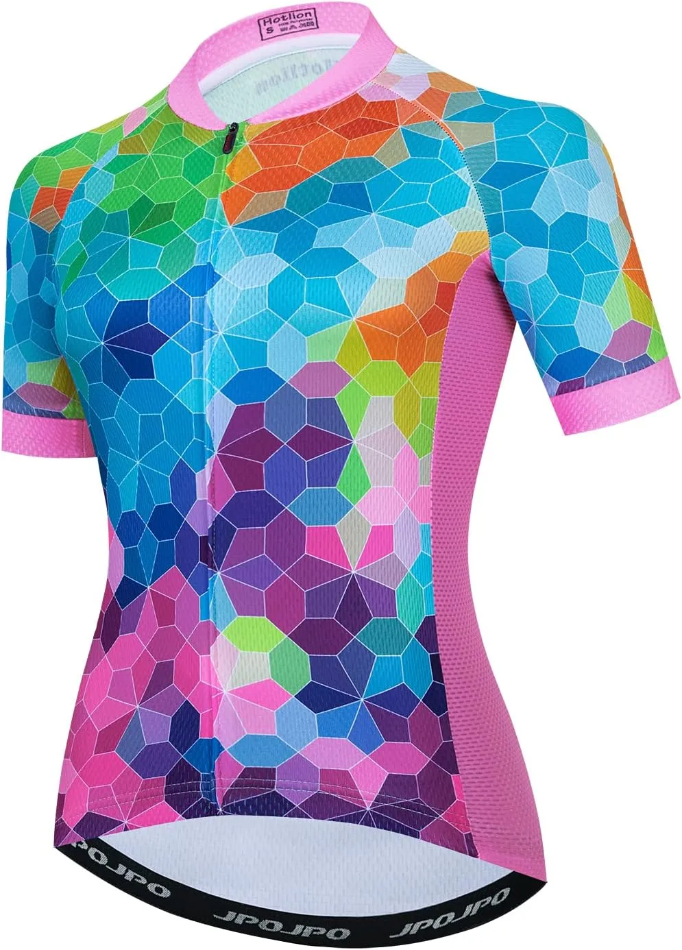 Women's Cycling Jersey Set Short Sleeve with 5D Padded Bike Shorts Breathable Shirt 3-Pockets