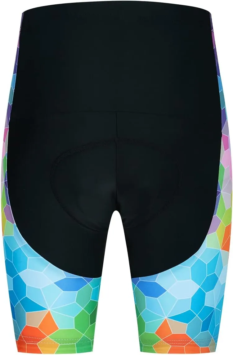 Women's Cycling Jersey Set Short Sleeve with 5D Padded Bike Shorts Breathable Shirt 3-Pockets
