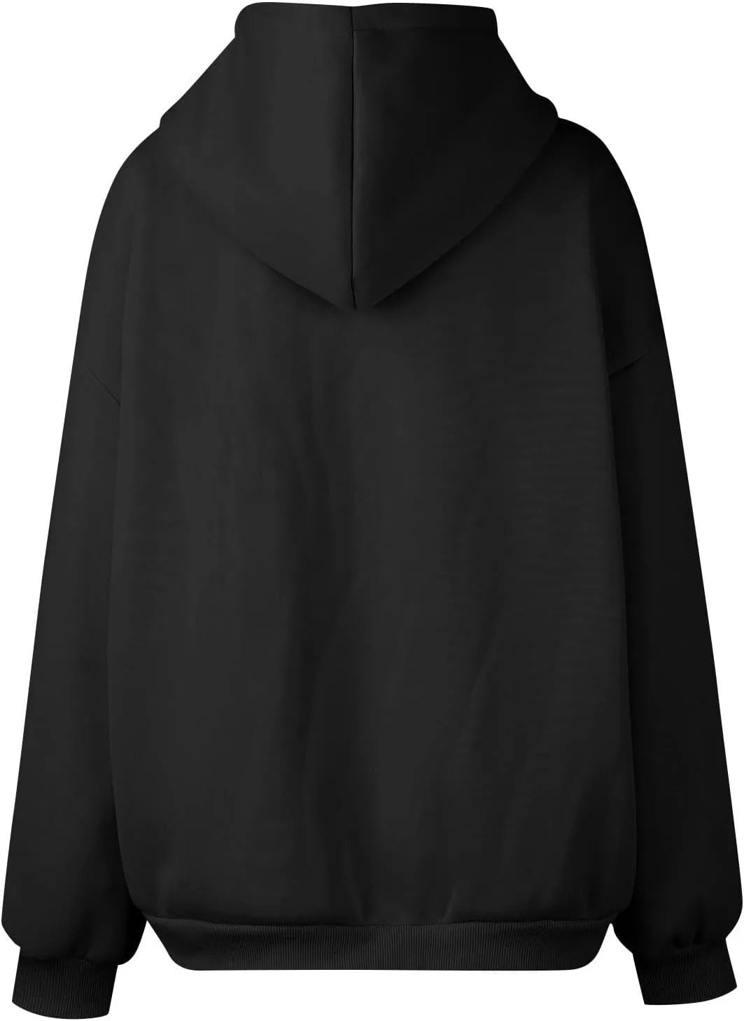 Women's Full Zip Up Hoodie Long Sleeve Hooded Sweatshirts Casual Fall Jacket Coat 2024 Fashion Outfits