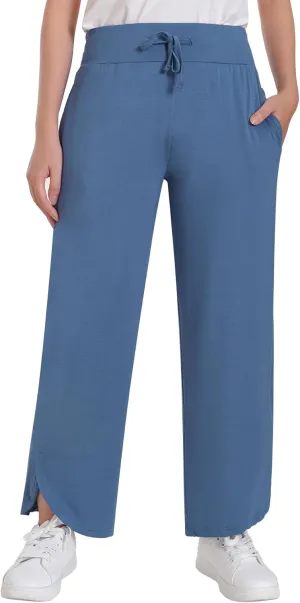 Women's Petite Lounge Pants Loose Fit with Pockets