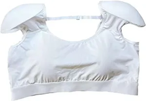 Womens Shaper False Shoulder Pad Vest 2 in 1 Built-in Shoulder Pad Breathable Top Shirt Undershirt