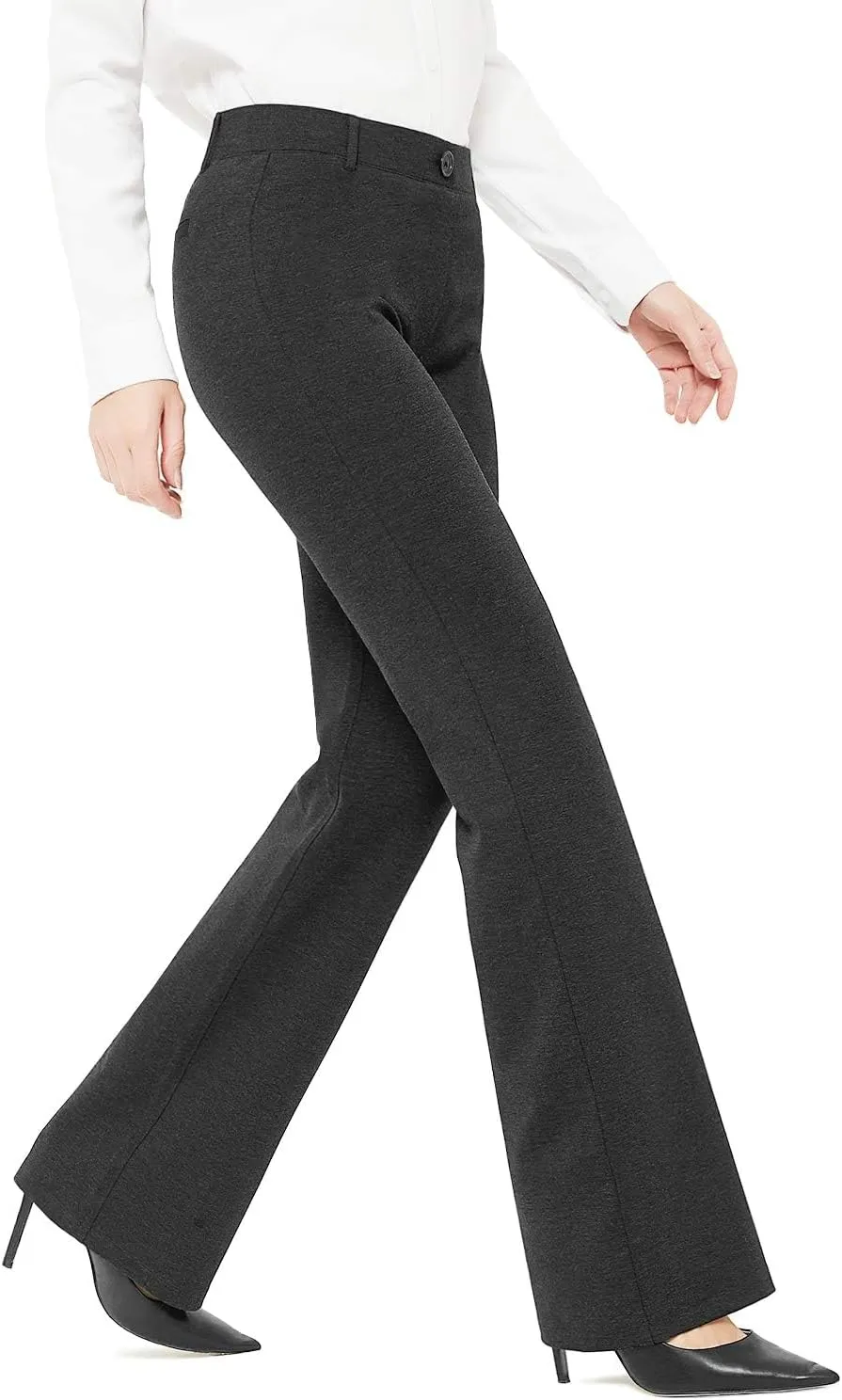 Women's Stretchy Bootcut Dress Pants Office Work Business Casual Slacks with Pockets 28"/30"/32" Inseam