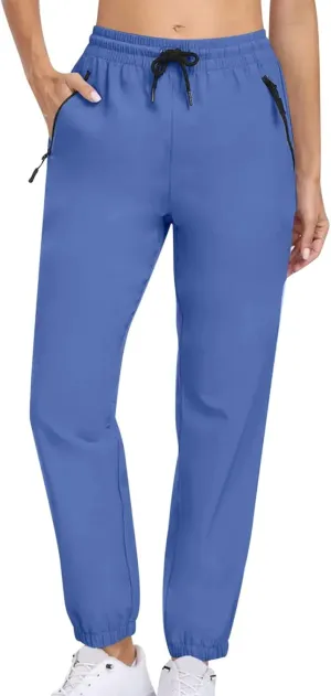 Womens Summer Pants Drawstring High Waist Athletic Pants Loose Fit Comfy Casual Workout Trousers with Pockets 2025
