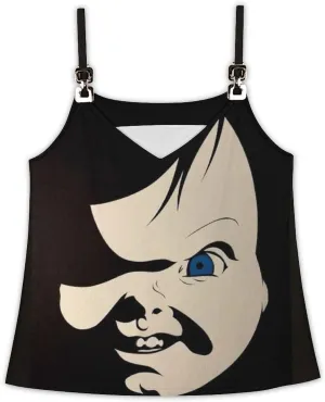 Womens Tank Tops Chucky V-Neck Gym Loose Unique Sleeveless Shirt Summer Beach Tees