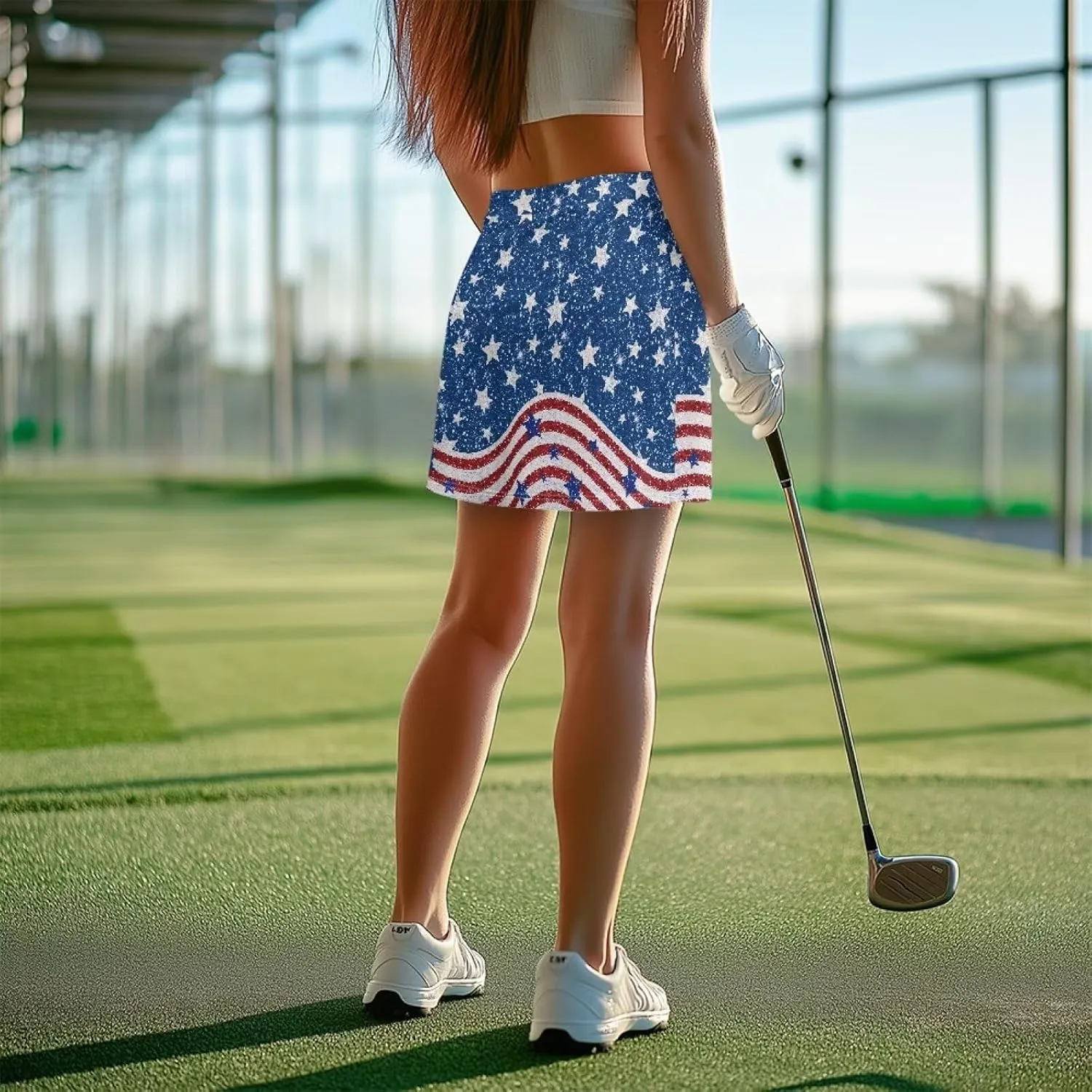 Womens Tennis Skirt High Waisted Golf Skort with Built-in-Shorts Lightweight Workout Athletic Skorts Skirts XS-3XL