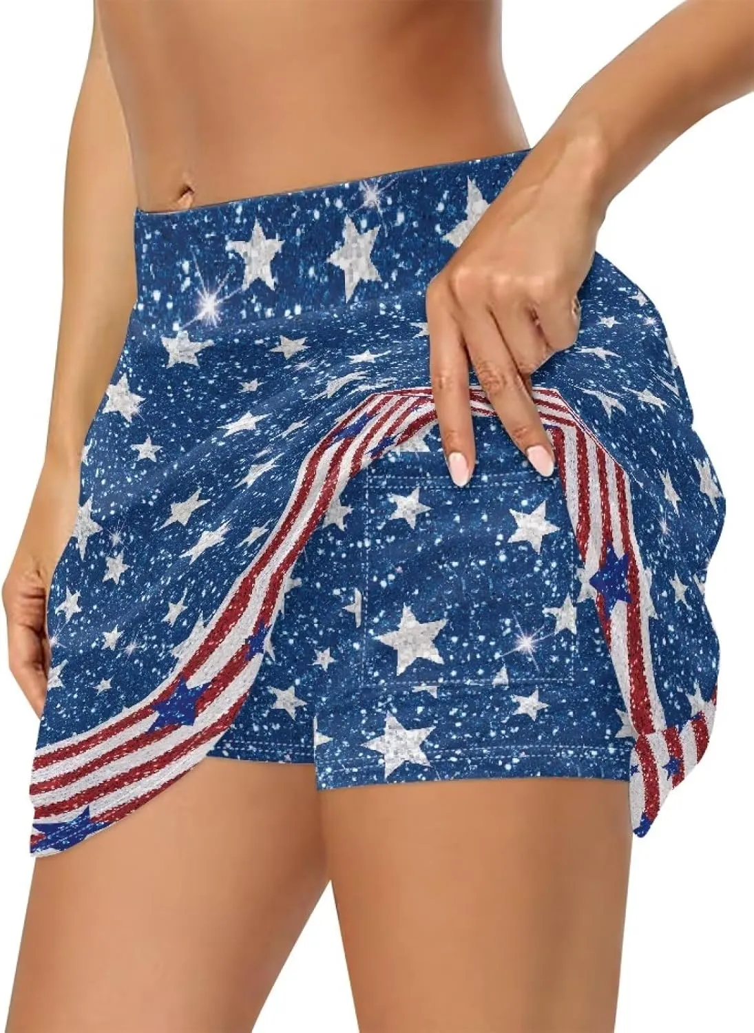 Womens Tennis Skirt High Waisted Golf Skort with Built-in-Shorts Lightweight Workout Athletic Skorts Skirts XS-3XL