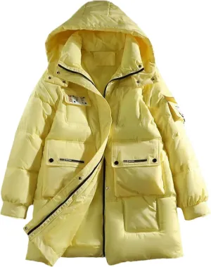 Women's Winter Jacket Thick Down Cotton Padded Bubble Coat Female Oversize Casual Loose Long Parka Woman Overcoat