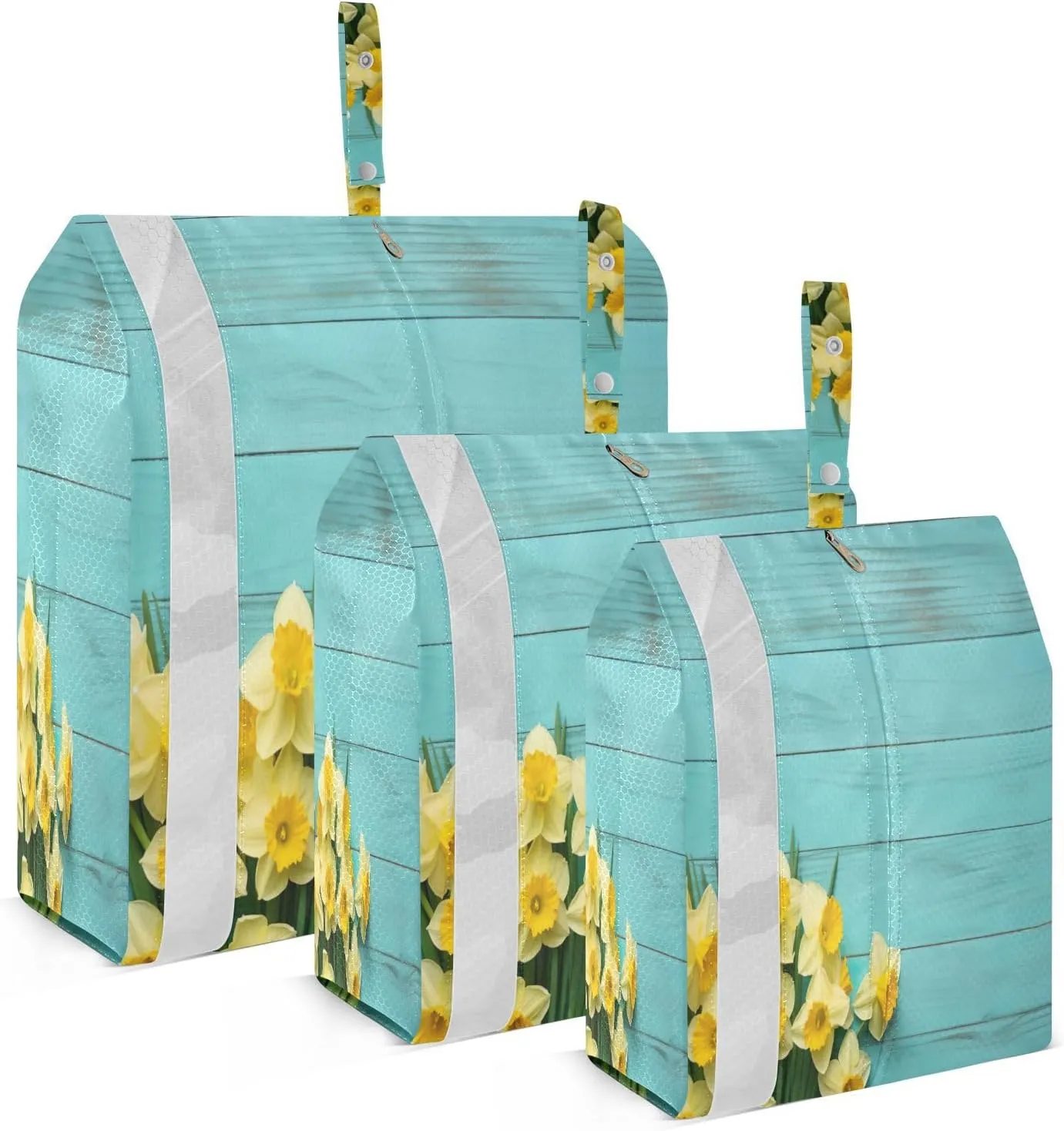 Wooden Yellow Flower Packing Cubes for Suitcases 3 Set Compression Lightweight Luggage Packing Organizers for Carry on Suitcase Travel Essentials Luggage Organizer Bags Set
