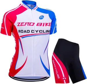 ZEROBIKE Women's Short Sleeve Cycling Jersey Jacket Cycling Shirt Quick Dry Breathable Mountain Clothing Bike Top
