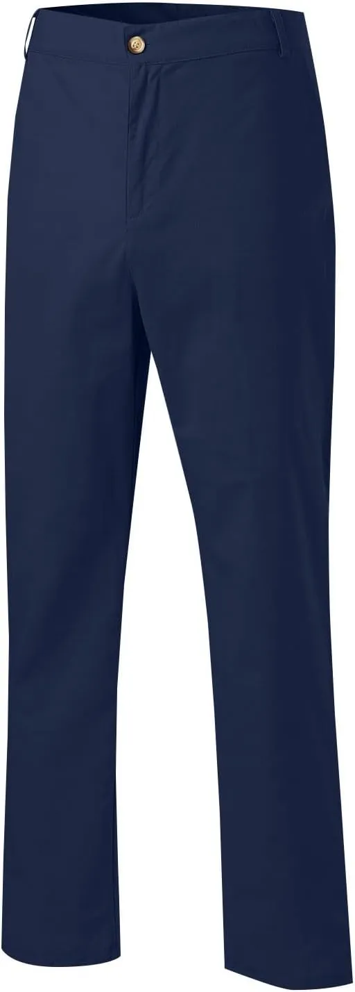 ZYXTIM Cotton Linen Trousers for Men Flat Front Lightweight Casual Work Pants Quick Dry Summer Beach Yoga Pants with Pockets